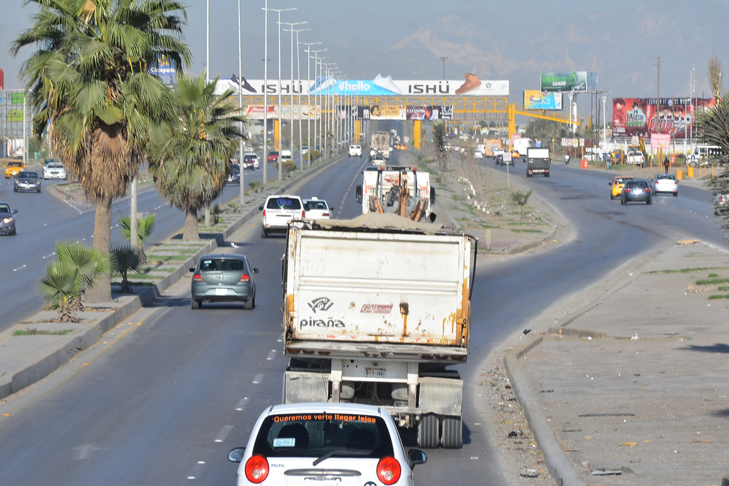 A partir del Periférico es donde se presentan la mayoría de los problemas viales en la zona norte de Torreón. (EL SIGLO DE TORREÓN)