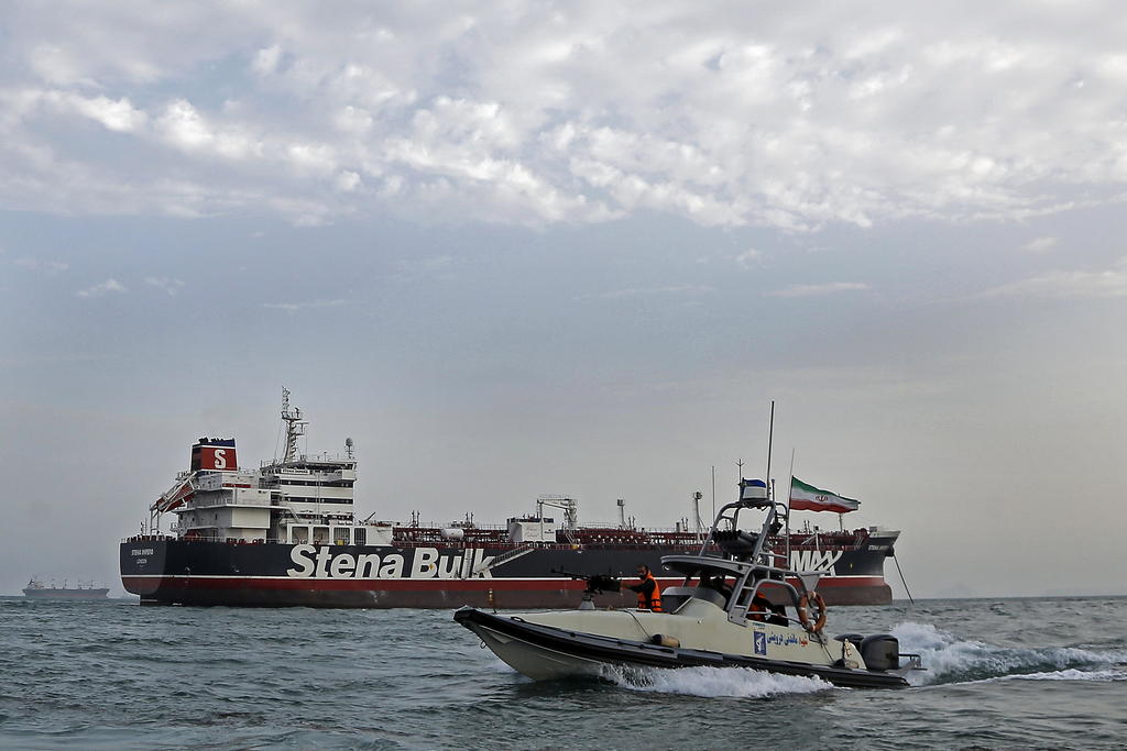 El petrolero de bandera británica 'Stena Impero', retenido desde el pasado julio en un puerto del sur de Irán, ha sido puesto hoy en libertad y se espera que pronto salga del puerto iraní. (ARCHIVO)