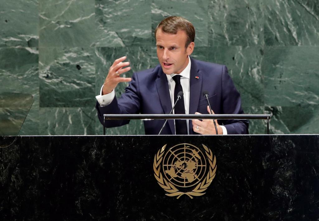 El presidente francés también acusó a Irán de responder con una 'estrategia de presión máxima'. (EFE)