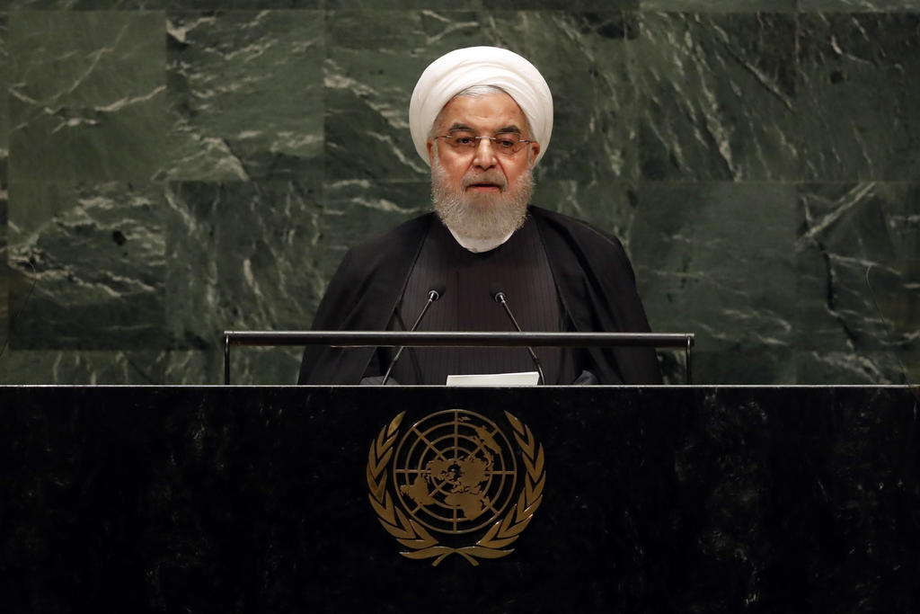 'Quisiera anunciar que nuestra respuesta a cualquier negociación bajo sanciones es negativa', señaló Rohaní en su discurso ante la Asamblea General de la ONU. (AP)