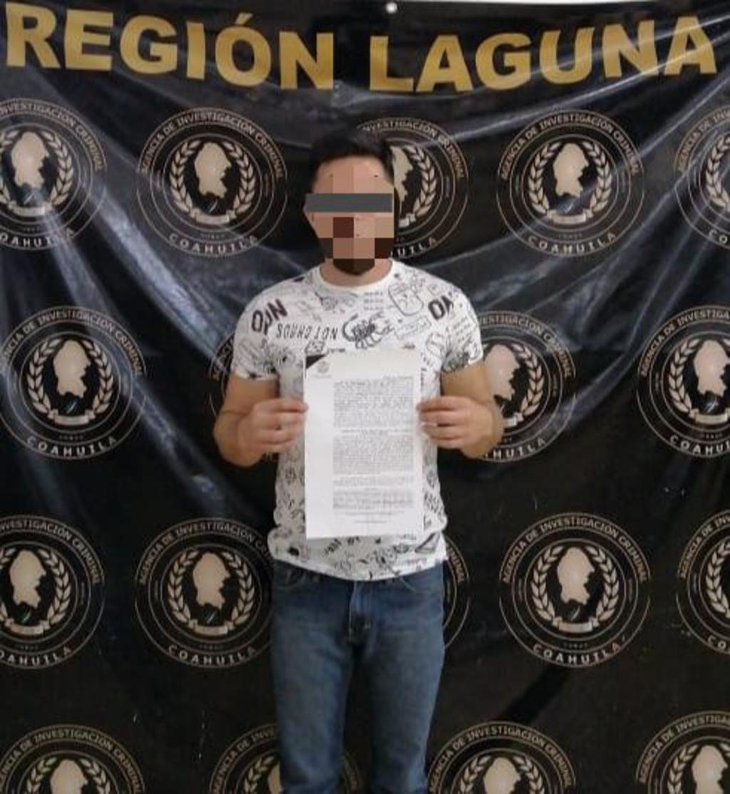 En colaboración con la Policía de Investigación de Durango se logró cumplimentar una orden de aprehensión en contra de Luis Alfredo. (ESPECIAL)