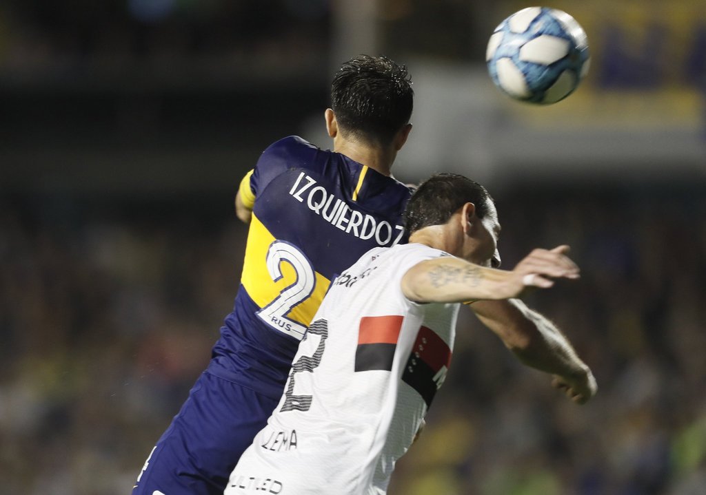 El zaguero Carlos Izquierdoz anotó el primer gol en el empate ante Newell's Old Boys.