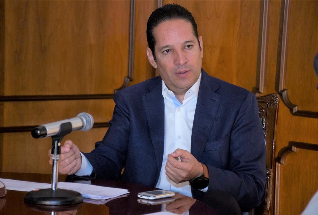 Francisco Domínguez señaló que su gobierno trabaja en el combate a la delincuencia, que incluye acciones concretas en contra el narcomenudeo. (ARCHIVO)
