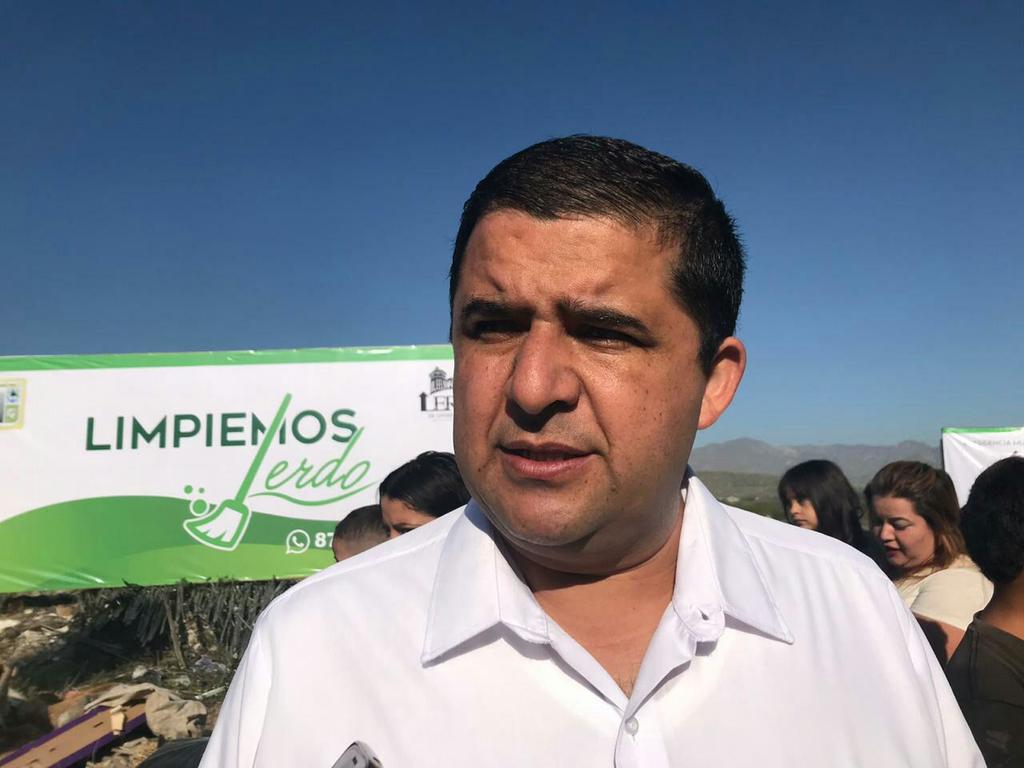 El alcalde de Lerdo, Homero Martínez Cabrera, descartó esta mañana solicitar algún tipo de crédito para hacer frente a los compromisos financieros del Municipio, en lo que resta del año. (ANGÉLICA SANDOVAL)