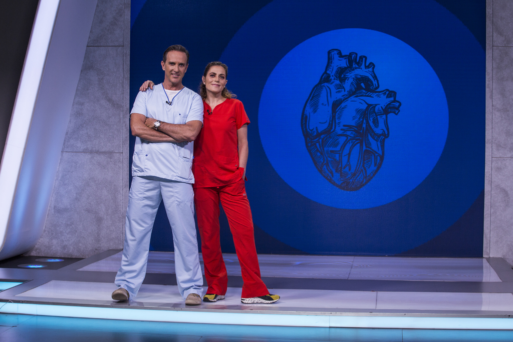 Dupla. Los médicos Pepe Bandera y Julie Salomón serán los encargados de conducir Visita de doctor. (CORTESÍA IMAGEN TV)
