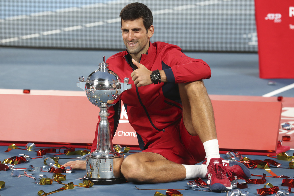 Novak Djokovic no perdió un set en el torneo, y en la gran final se impuso 6-3, 6-2 al australiano John Millman. (AP)