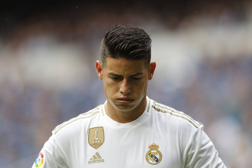 James Rodríguez volvió esta temporada al Real Madrid. (AP)