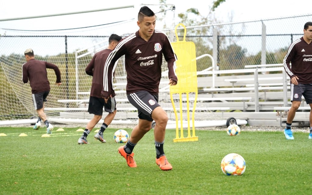 La Selección Mexicana entrenó ayer a doble sesión en Nueva Jersey, para alistar su juego de este viernes ante Bermudas, en la Liga de Naciones de la Concacaf. (FMF) 
