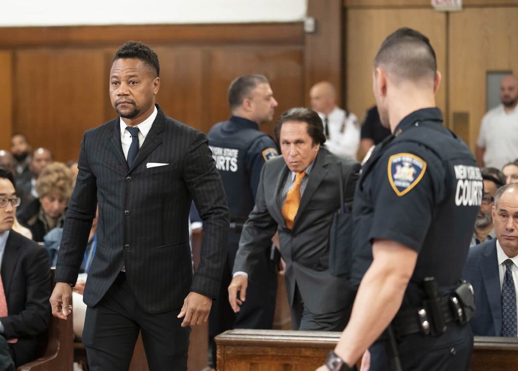 En tribunales. Ayer, el actor estadounidense, Cuba Gooding Jr. compareció en una corte en la ciudad de Nueva York. (AP) 
