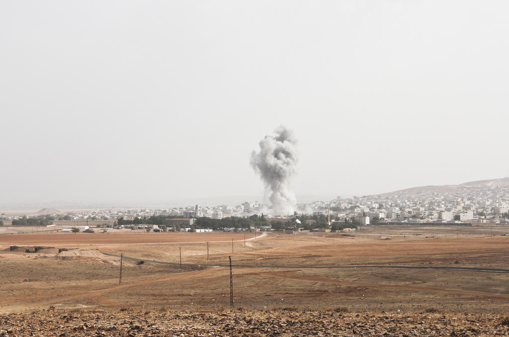 Las milicias kurdosirias Unidades de Protección del Pueblo (YPG) lanzaron un proyectil de mortero desde el otro lado de la frontera. (EFE)