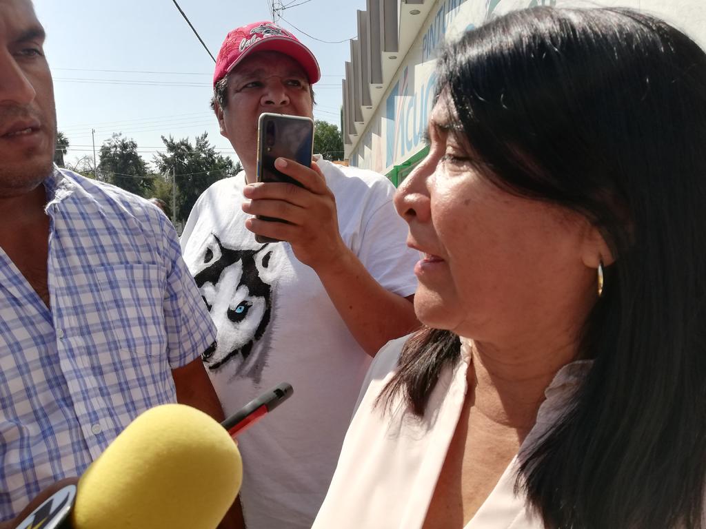 Miroslava Sánchez, militante fundadora de Morena en la entidad y diputada federal, declaró que es su derecho estar en esta reunión en donde se renuevan a los delegados distritales en Coahuila en 7 distrito. (EL SIGLO DE TORREÓN)