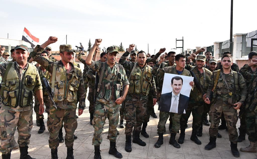 Las tropas sirias y sus aliadas rusas entraron hoy en la estratégica ciudad de Kobane, en la frontera con Turquía. (ARCHIVO)