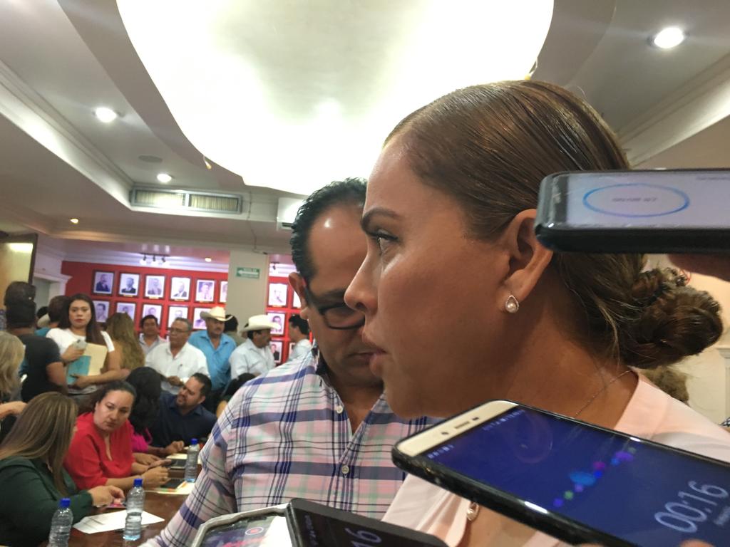 La presidenta municipal, Marina Vitela Rodríguez, consideró que en el PRI se busca protagonizar, en relación al citatorio que se le hizo como parte de su proceso de expulsión del partido. (ARCHIVO)