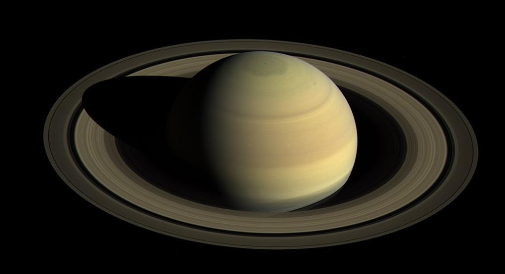 Un estudio ha revelado que cuatro tormentas aisladas acabaron afectando a todo el planeta de Saturno. (ARCHIVO)
