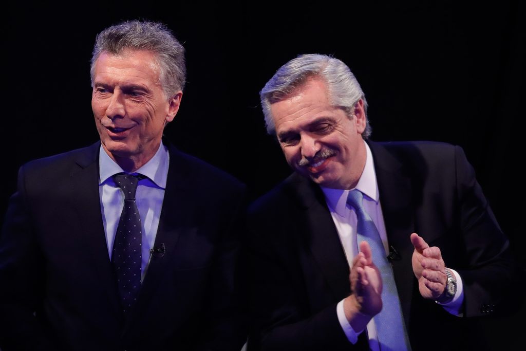 Inicia Argentina la cuenta atrás para las elecciones del domingo, en las que contenderán Mauricio Macri y Alberto Fernández. (EFE)