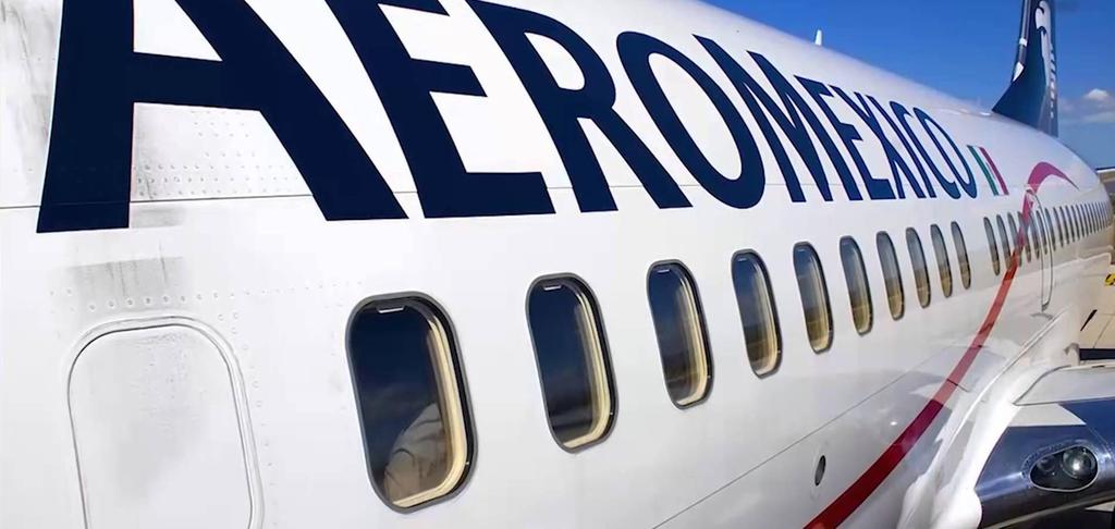 Los ingresos de Grupo Aeroméxico por tarifas sumaron 15 mil 823 millones de pesos en el trimestre, un aumento de 2.3% a pesar de la reducción de la capacidad derivada de la suspensión temporal de operaciones de los seis aviones Boeing 737 MAX. (ESPECIAL)