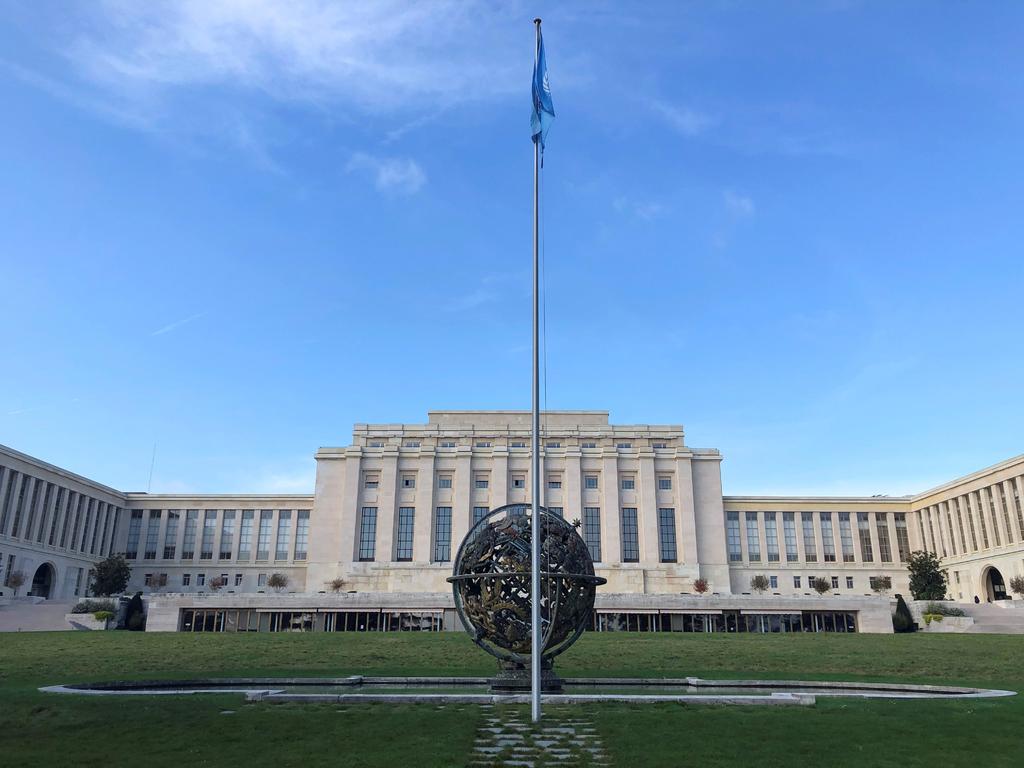 Sede de las Naciones Unidas en Ginebra, Suiza.