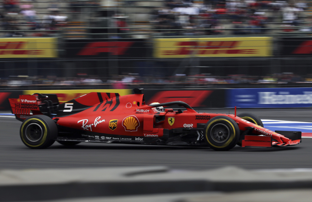 El alemán Sebastian Vettel registró la vuelta más rápida en el Autódromo Hermanos Rodríguez. (AP)