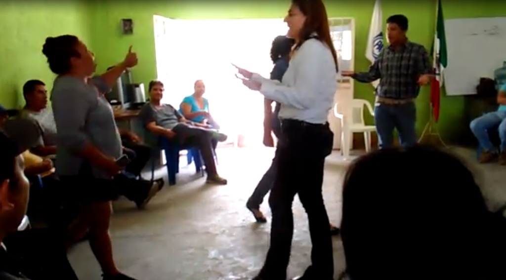 Patricia Jiménez, quien aspira a dirigir el PAN en el estado, fue rechazada en Mapimí.