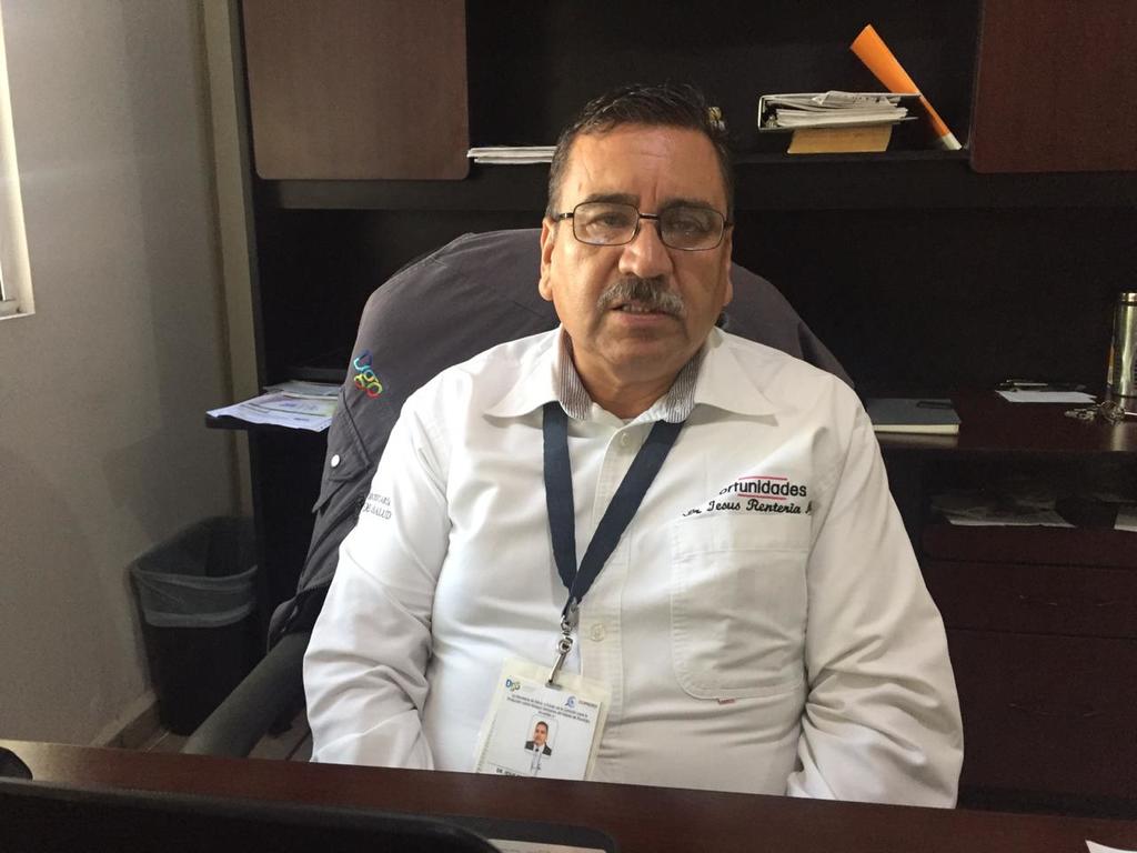 Juan Rentería Maldonado, responsable de la oficina regional de la Coprised, dijo que la Cofepris aún no le oficializa una alerta sanitaria al estado. (EL SIGLO DE TORREÓN)