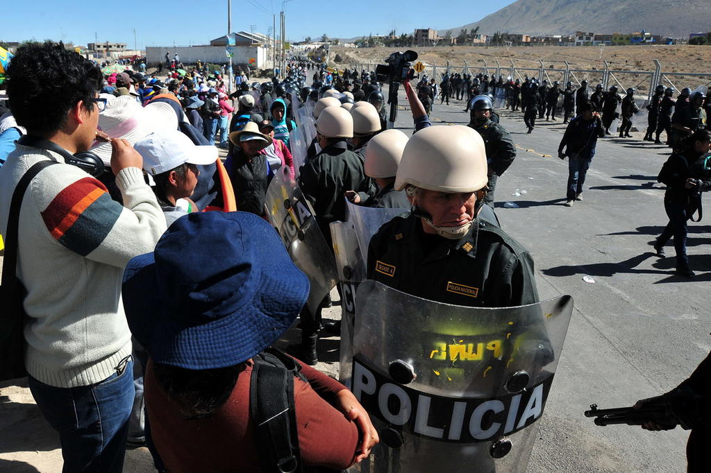 El Gobierno de Perú 'no impondrá' la realización del proyecto minero de cobre Tía María, de Southern Perú, filial del Grupo México, que ha generado numerosas protestas. (ARCHIVO)