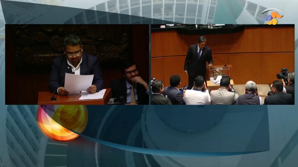 El pleno del Senado inició la elección del nuevo presidente de la Comisión Nacional de Derechos Humanos (CNDH). (ESPECIAL)
