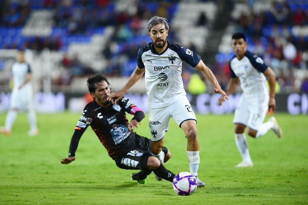 Rodolfo Pizarro marcó un tanto en la victoria de los Rayados 3-2 frente a los Tuzos de Pachuca. (Jam Media)