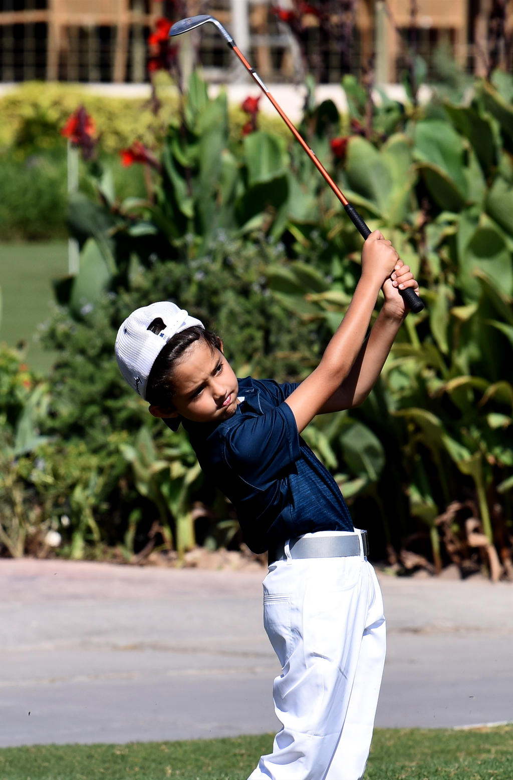 En la categoría 10-11 años, José Carlos López (76) de La Herradura, es el líder luego de la ronda sabatina de 18 golpes. (EL SIGLO DE TORREÓN)