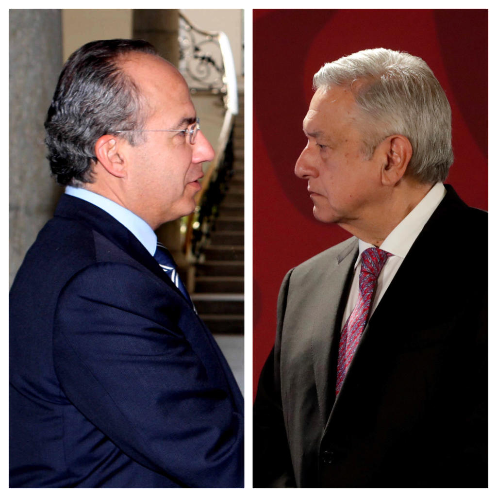 Para analistas políticos, en el nuevo enfrentamiento entre el presidente Andrés Manuel López Obrador y el exmandatario Felipe Calderón Hinojosa ha permeado la irresponsabilidad. (EL UNIVERSAL)