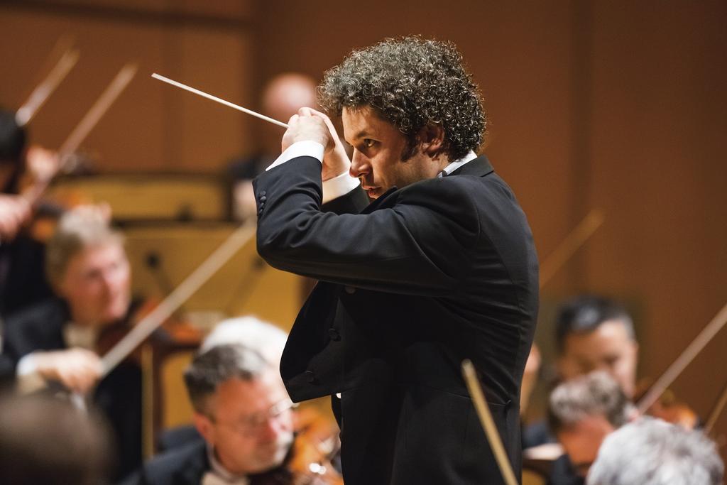 La orquesta será dirigida por el venezolano Gustavo Dudamel, marcando la segunda ocasión que el director se presenta en dicho recinto; la primera vez fue en marzo de 2018 con la Orquesta Filarmónica de Viena. (ESPECIAL)      
