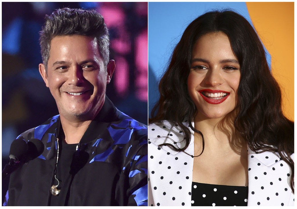 Gran espectáculo. Los cantantes españoles, Rosalía y Alejandro Sanz, actuarán en la gala de los Latin Grammy. (ESPECIAL)