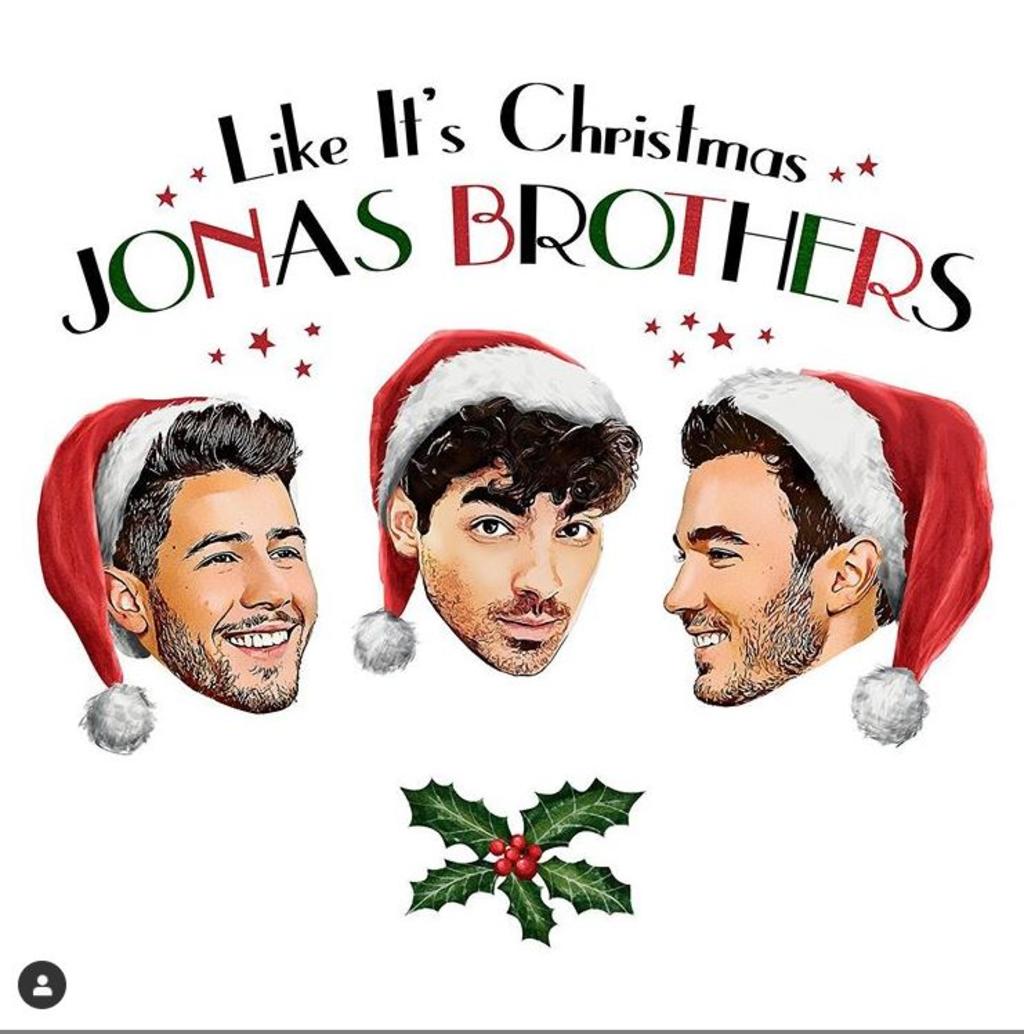 En vísperas navideñas, el trío de pop Jonas Brothers ya tiene disponible Like it’s Christmas. (INSTAGRAM)