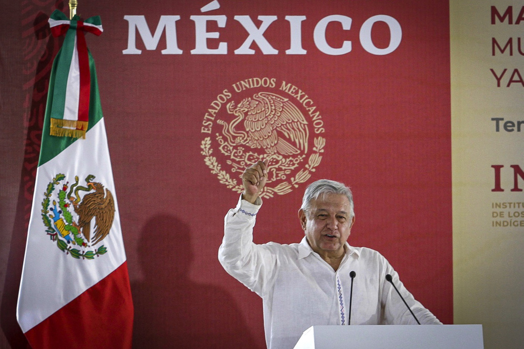 El mandatario López Obrador aseguró que no se va imponer ninguna decisión y se consultará a los pueblos originarios de la Península. (NOTIMEX)