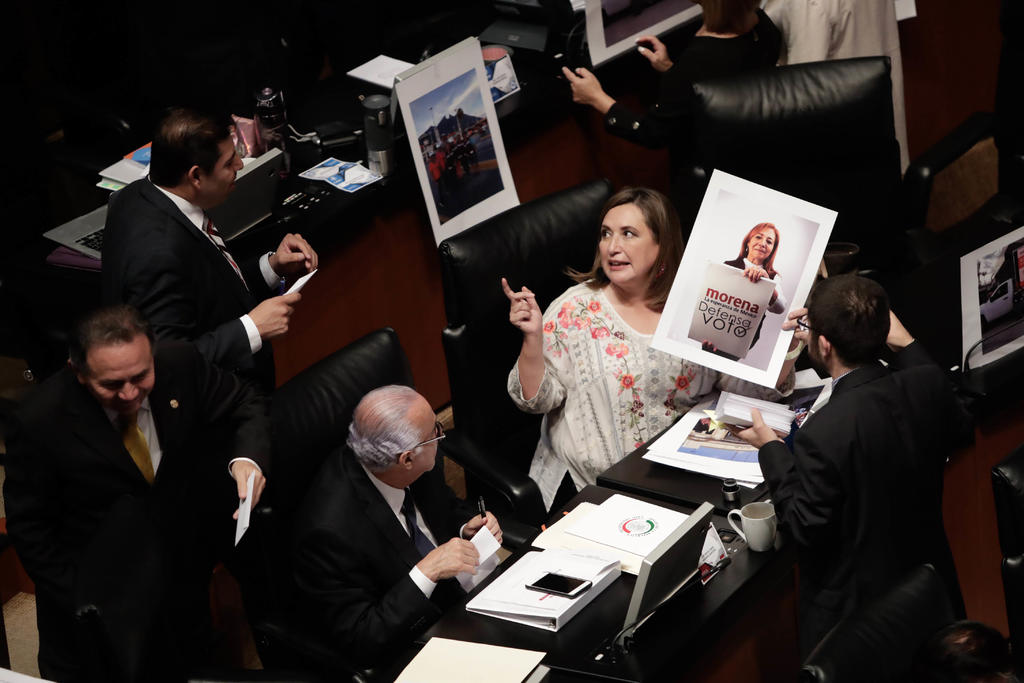  Sin dar detalles, la senadora Xóchitl Gálvez (PAN), advirtió que evitarán a 'toda costa' que Rosario Piedra tome protesta este martes como presidenta de la Comisión Nacional de Derechos Humanos (CNDH). (ARCHIVO)