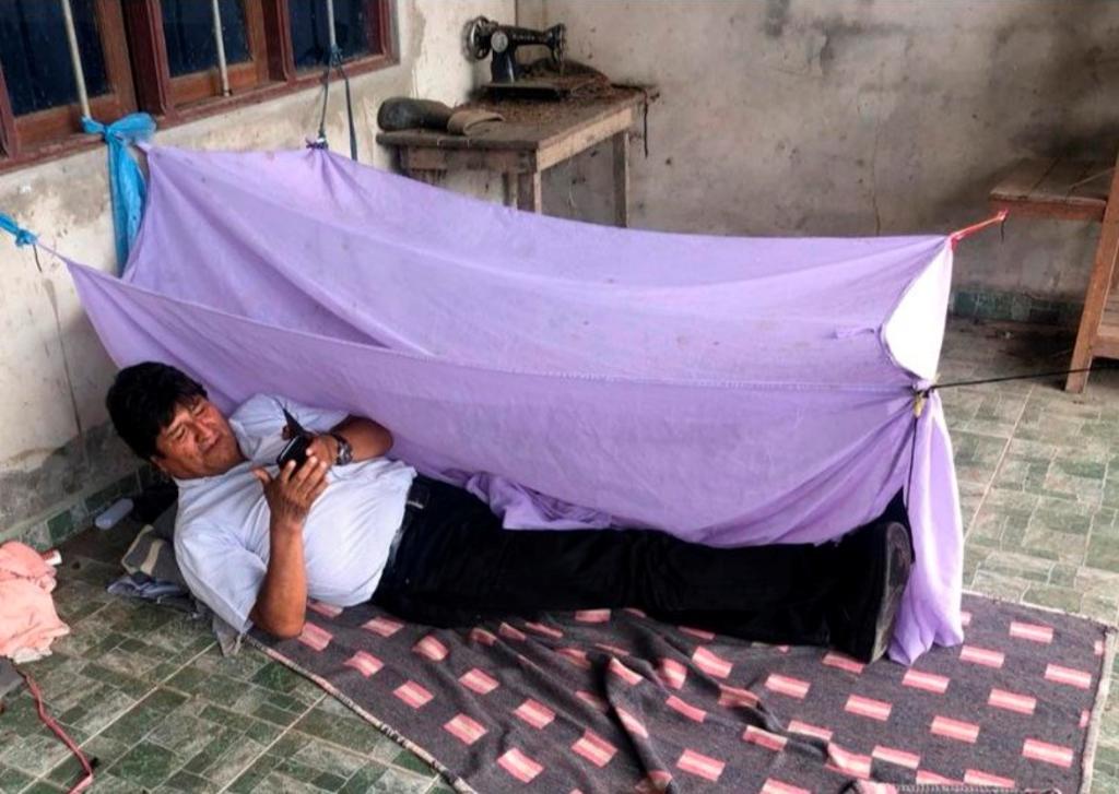 Evo Morales aseguró este lunes haberse refugiado en la región de Cochabamba, en el centro de Bolivia. (TWITTER)
