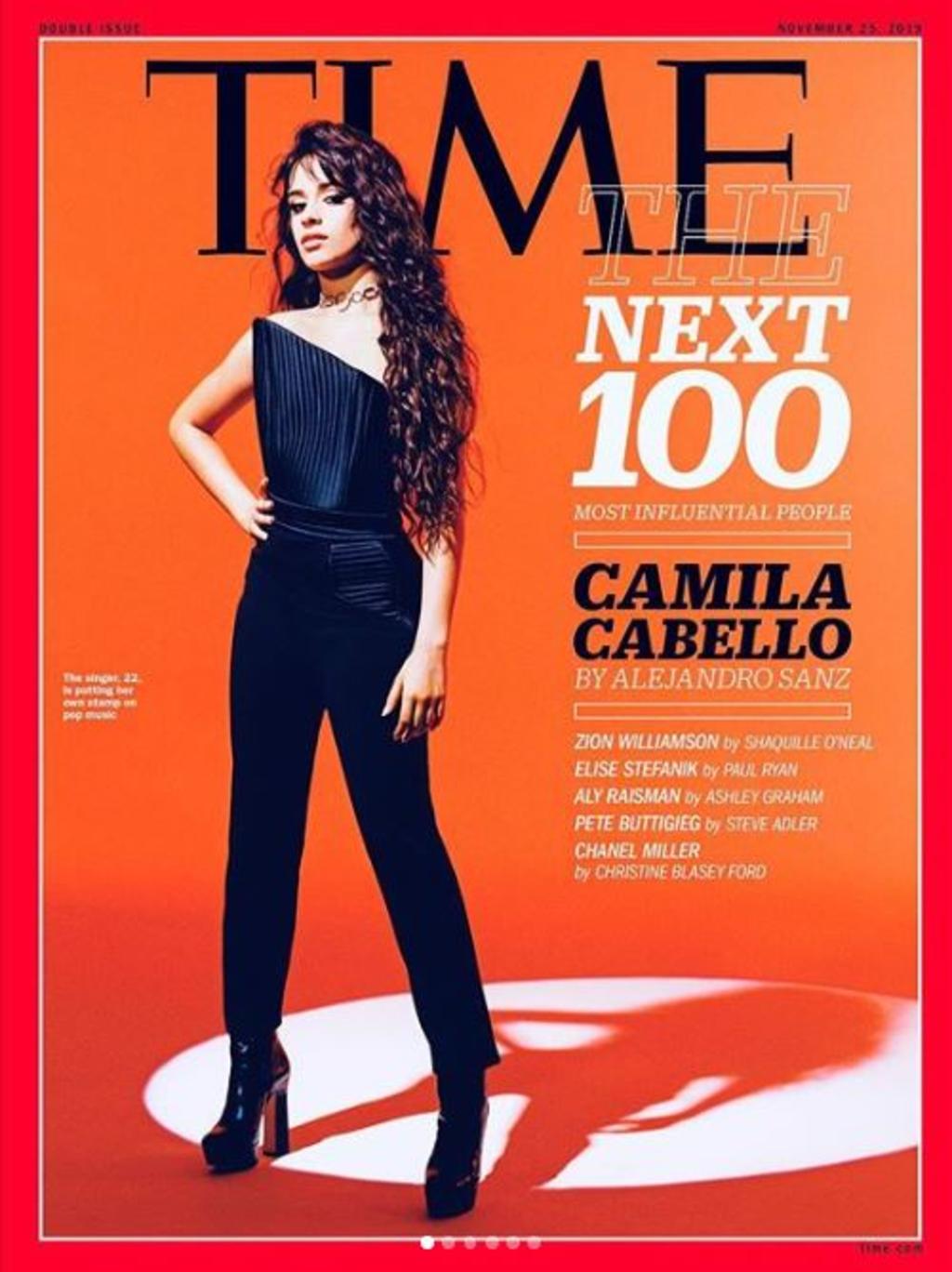 Camila Cabello encabeza la lista de las 100 personas más influyentes de 2019. (INSTAGRAM)