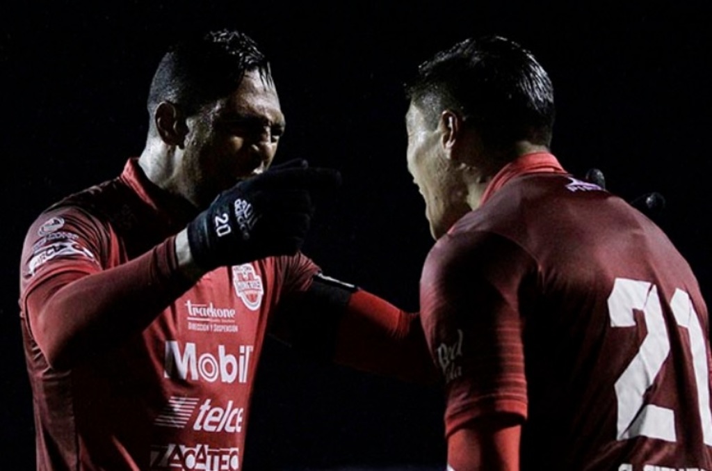 Los Mineros de Zacatecas se impusieron 2-1 en el partido de ida a los Potros de Hierro del Atlante. (ESPECIAL)