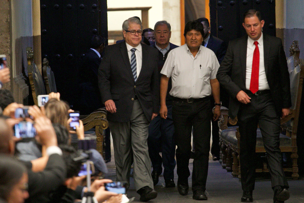 El expresidente Evo Morales fue visto el miércoles con agentes del extinto Estado Mayor Presidencial. (ARCHIVO)