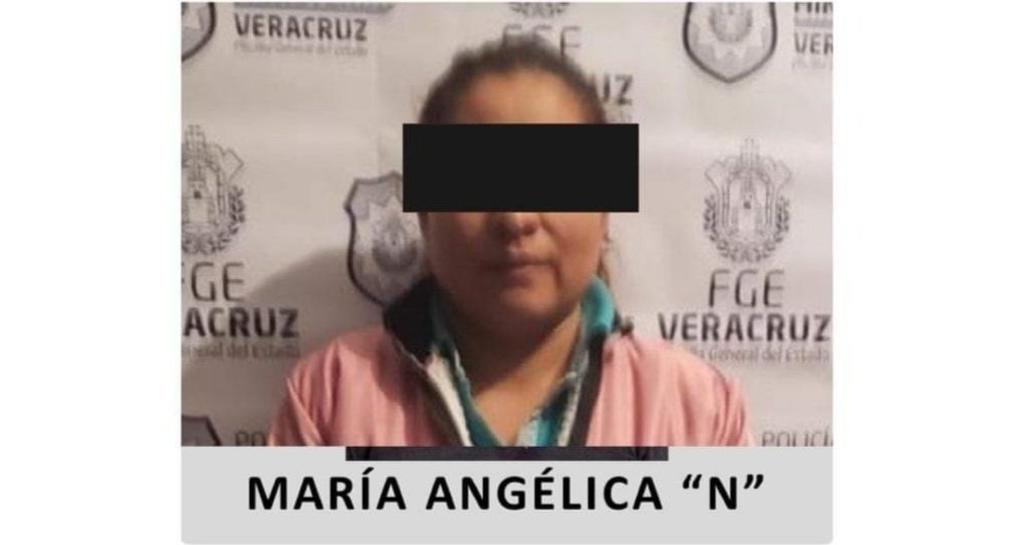 La exalcaldesa panista del municipio veracruzano de Mixtla de Altamirano, María Angélica 'N' fue detenida por su presunta participación en el asesinato de la presidenta municipal en funciones Marisela Vallejo Orea. (ESPECIAL)