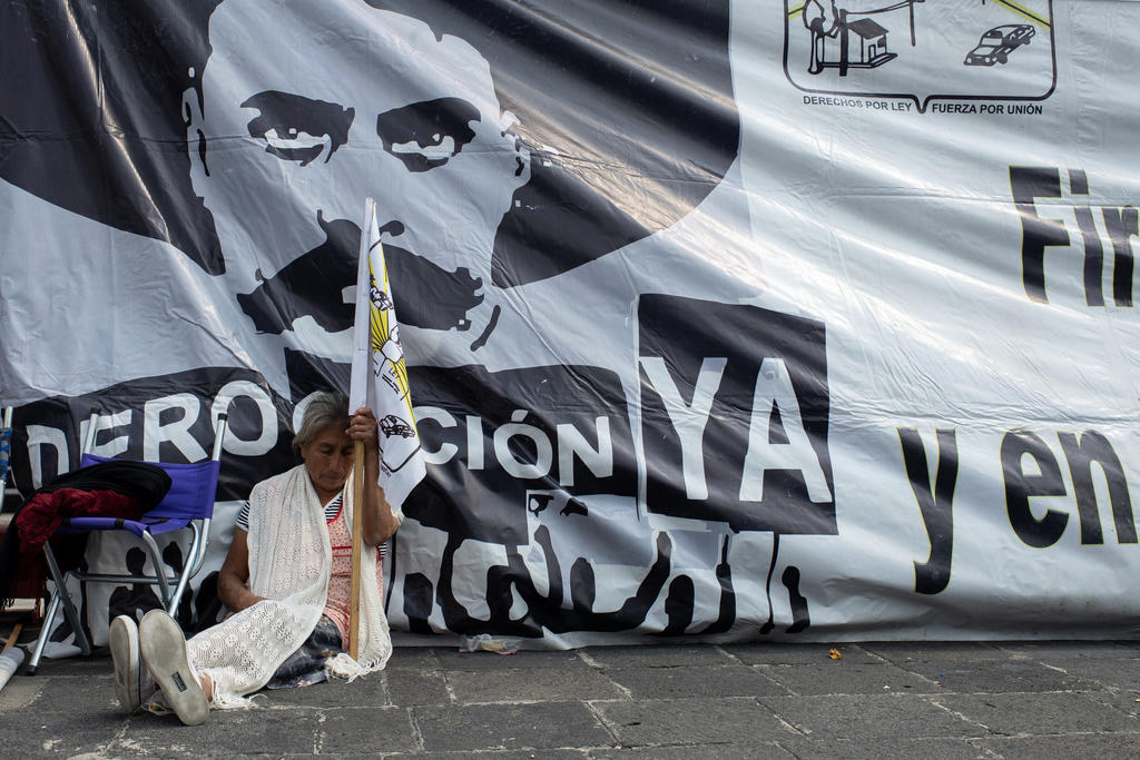 La organización Antorcha Campesina anunció que no se moverá del campamento que mantiene en San Lázaro e impedirá que entren los diputados a aprobar el Presupuesto 2020 la próxima semana, si no se cumplen sus demandas. (ARCHIVO)