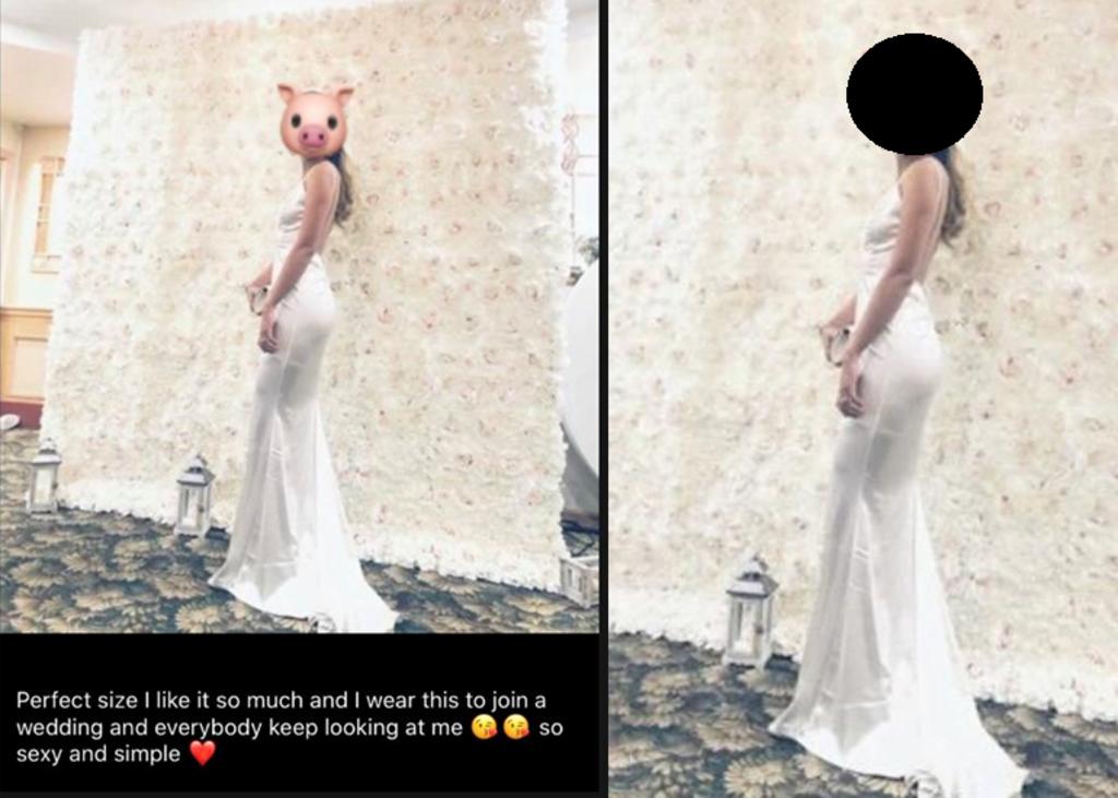 Para esta mujer no es evidente que usar blanco en una boda, no siendo la novia, no es bien visto. (INTERNET)