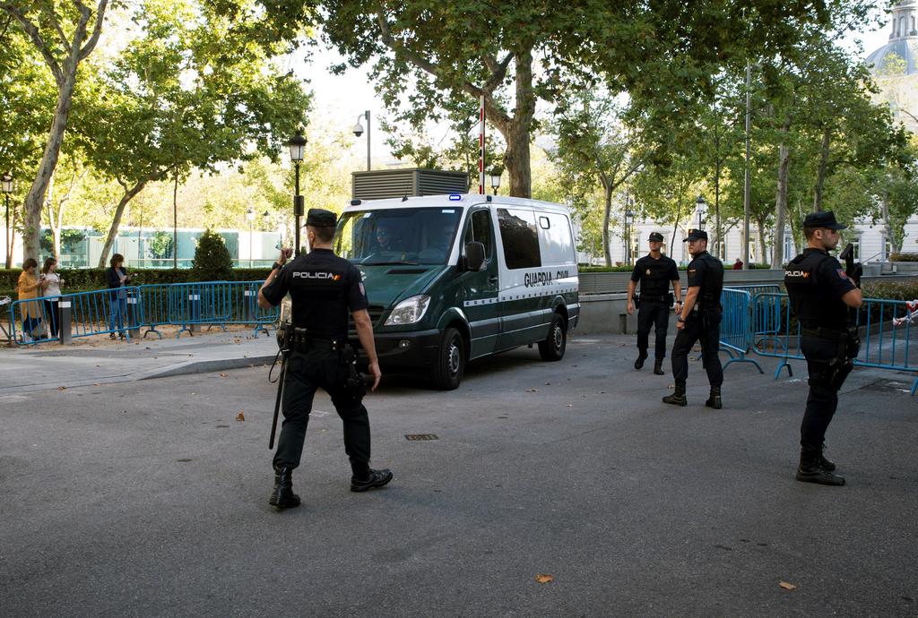 Un juez español volvió a decretar prisión preventiva este miércoles contra cuatro activistas catalanes, acusados de terrorismo. (ARCHIVO) 