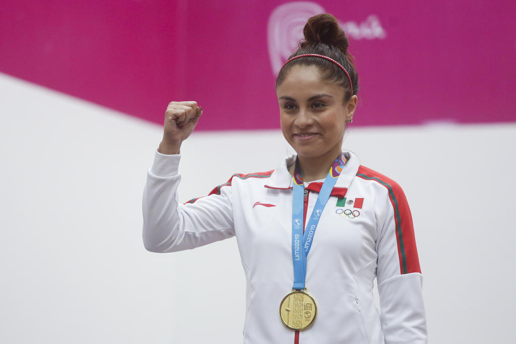 Paola Longoria fue medallista de oro en los pasados Juegos Panamericanos. (ARCHIVO)