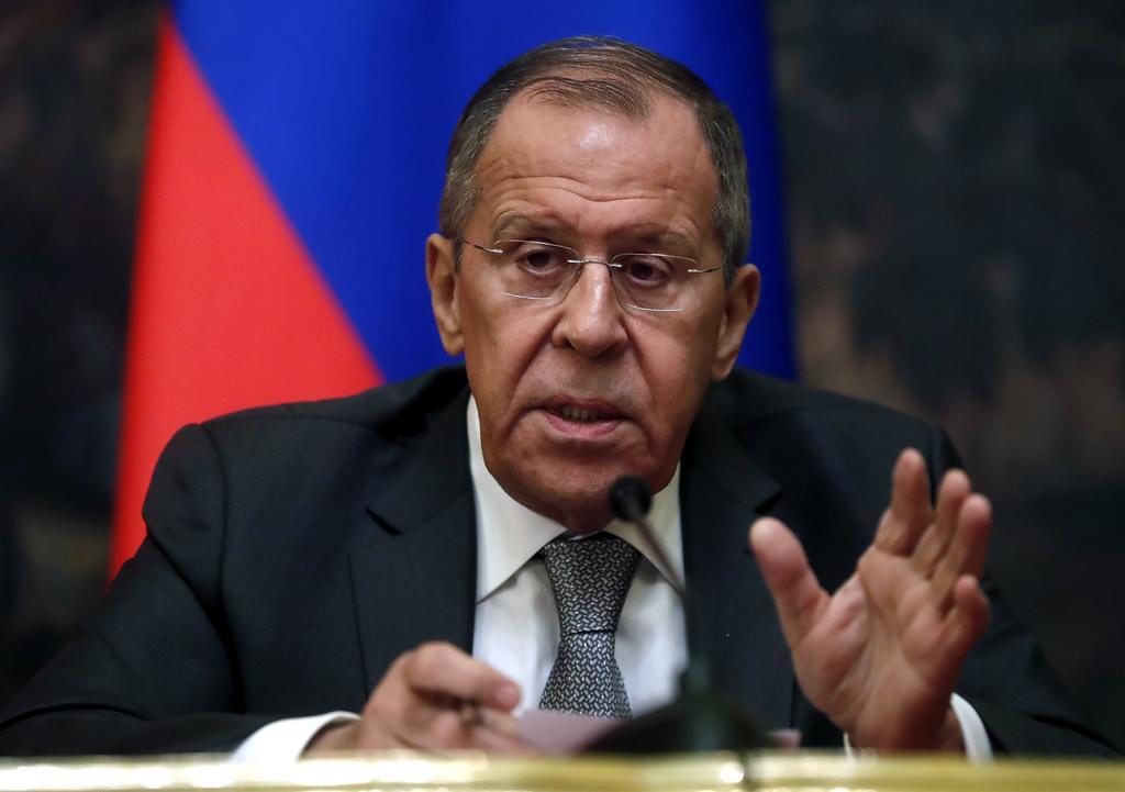Lavrov indicó que esta propuesta incluye cuatro aspectos fundamentales, el militar, el político, el económico y el humanitario. (EFE) 
