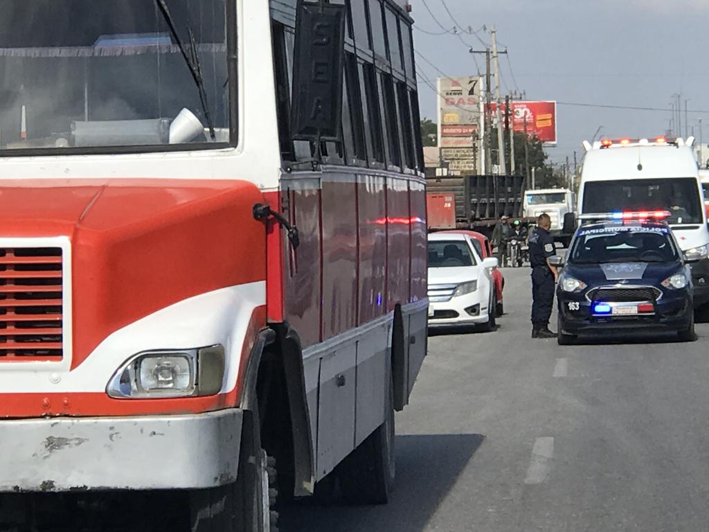 La lesionada se transportaba en el camión número económico 34 de la ruta Intermunicipal Castaños-Monclova-Estancias. (EL SIGLO COHUILA)