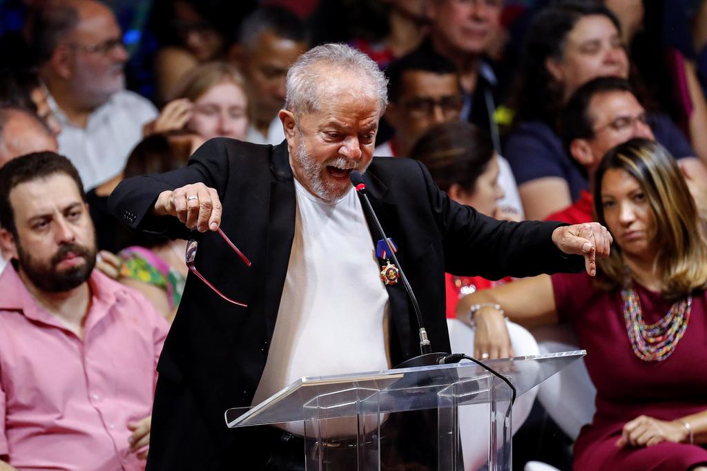 Lula, quien gobernó Brasil entre 2003 y 2010, fue excarcelado recientemente tras pasar 19 meses en una celda, aunque sólo permanecerá libre en lo que los tribunales deciden las apelaciones a su condena.