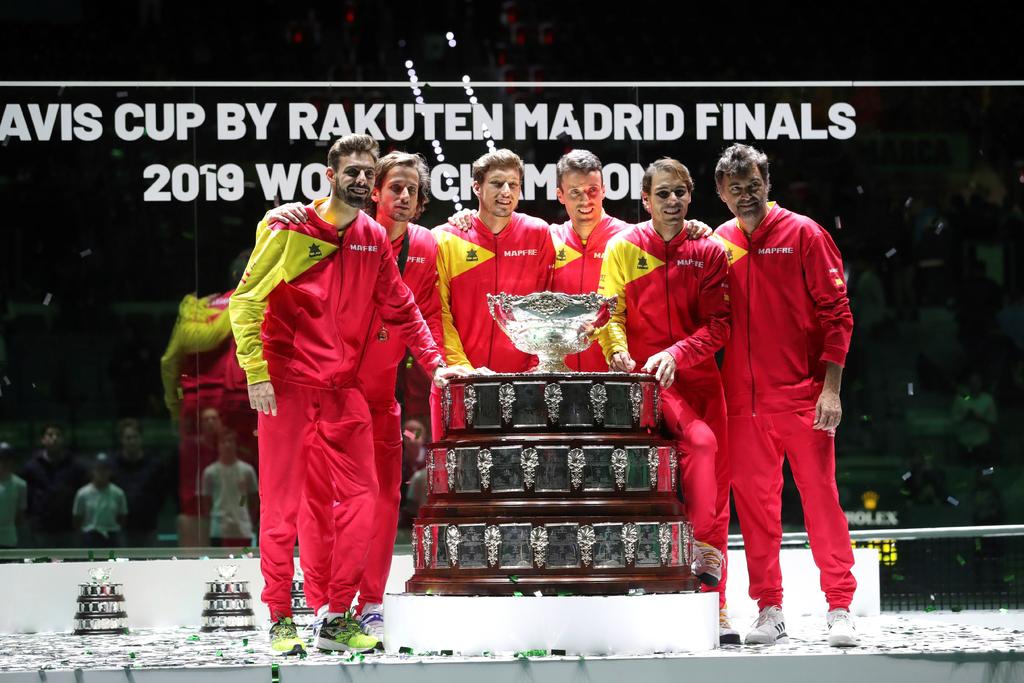 Con triunfos de Roberto Bautista y Rafael Nadal, España derrotó a Canadá en la final y conquistó su sexto título de Copa Davis. (EFE)