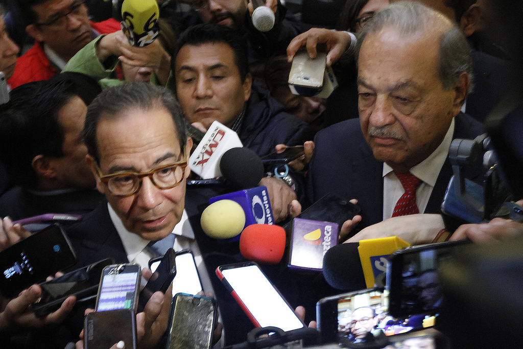 Tanto Carlos Slim como Carlos Salazar Lomelín señalaron que el programa de Inversión en Infraestructura será positivo para la economía mexicana. (ARCHIVO) 