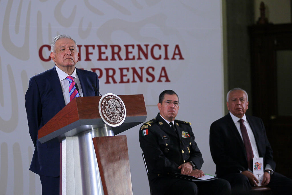 López Obrador indicó que hay asignaturas pendientes en su mandato, como es el problema de la inseguridad. (NOTIMEX)