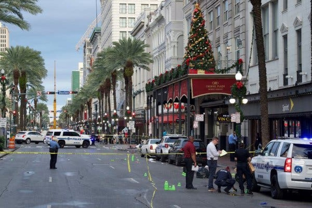 El tiroteo ocurrió en Canal Street, un sitio con diversos locales comerciales ubicado en el barrio francés de Nueva Orleans. (EFE) 